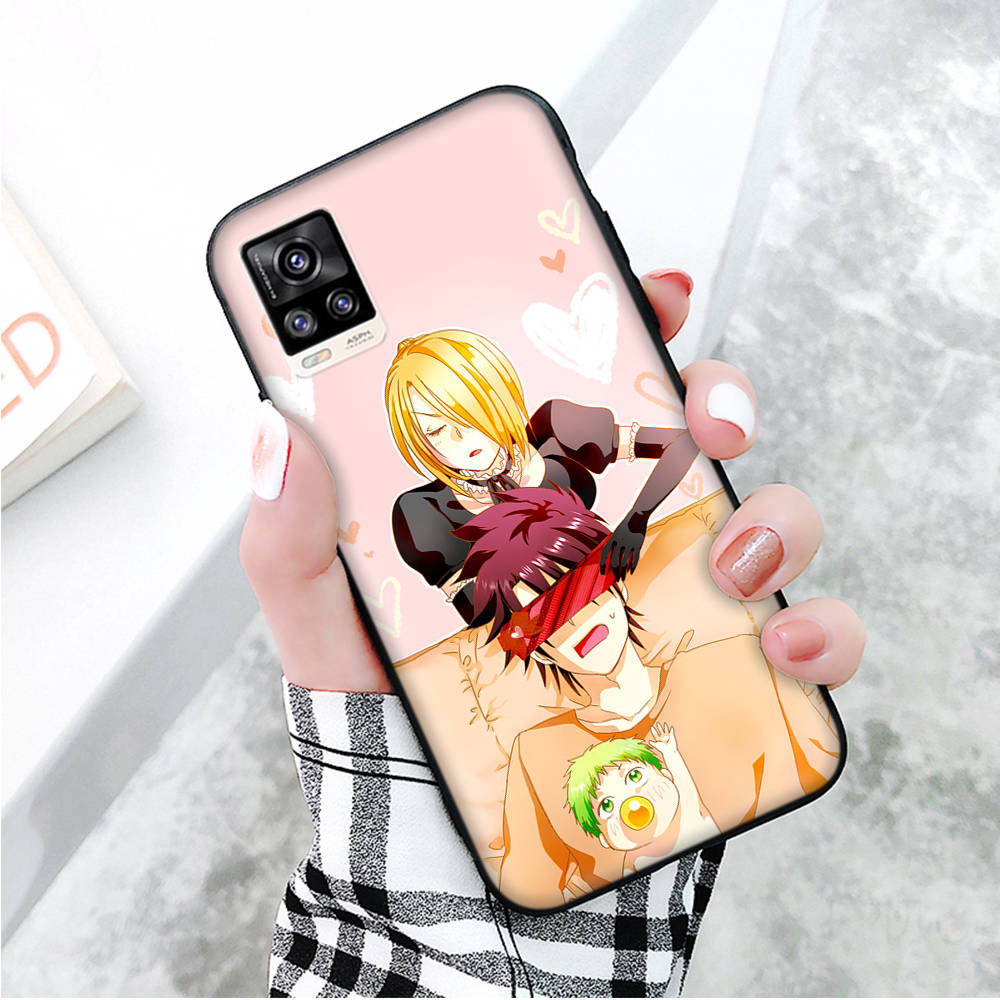 Black Case for Xiaomi Redmi 13C Note 9 iPhone XR 7 8 14 15 11 12 13 X XS Pro Max Samsung A25 S23 S24 FE Ultra Plus Beelzebub
