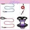 Large Dog Chest Harness Reflective No Pull Pet Walking Leash For Daily Use