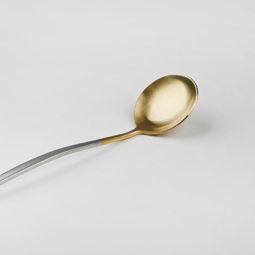 Abella Matte Stainless Steel Cheongtung Spoon Two-Tone