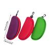 Portable Eva Glasses Case With Carabiner Hook Colorful Sunglasses Hard Cases Zipper Eyeglasses Protector Box Eyewear Accessories