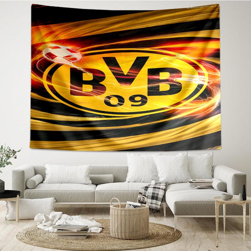 Borussia dortmund Tapestry Hanging for Bedroom,Livingroom, Playroom,Decor Art Room Wall Tapestry Holiday and Birthday Gifts