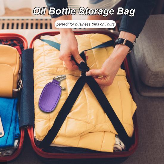 Úložný sáček Velkokapacitní Zavírání na zip Ochrana proti pádu Pohodlná 10 mřížek Láhev na esenciální olej Úložný sáček Domácí potřeby