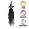 Halloween Witch Decorations Outdoor Lighted Witches Garden Decor With Sound Halloween Scary Props For Porch Garden Lawn Patio