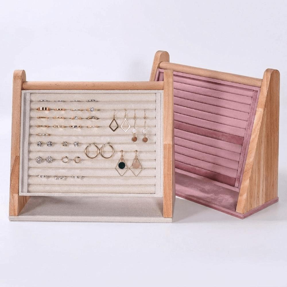 High-end Necklace Ring Holder Multi-Tier Jewelry Display Stand Earring Organizer Counter Display