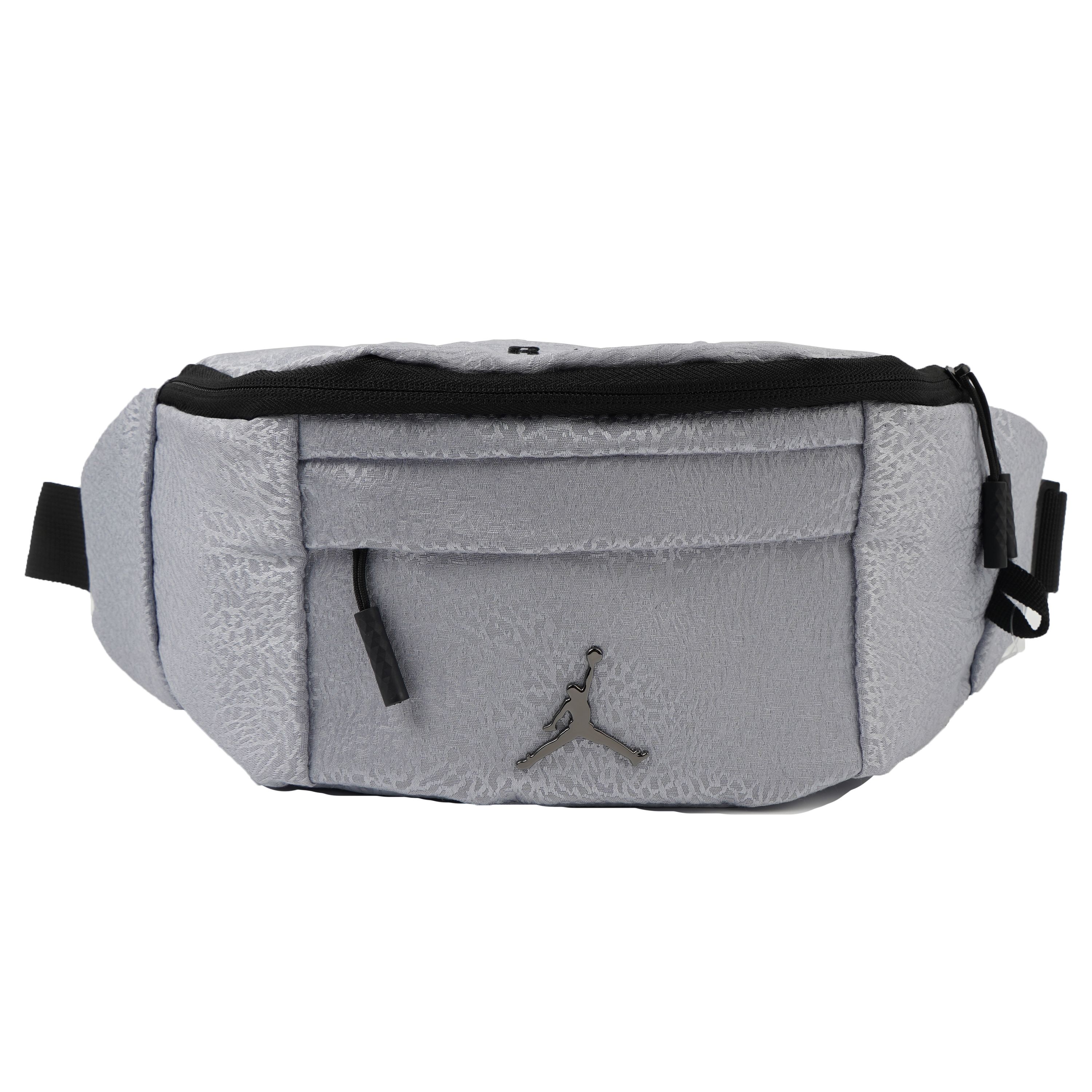 

Jordan Air Logo Crackle Pattern Polyester Chest Bag Crossbody Waist Bag Unisex bags Gray JD2143032GS-002 Gray