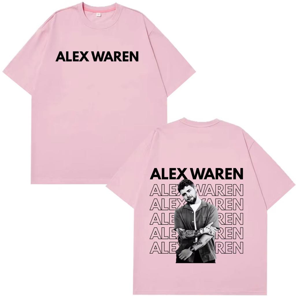 Summer Hot Sale Singer Alex Warren Album 2026 Tour T-shirts Y2K Men Women Print Crew Neck Casual T Shirt Breathable and Comfortable Clothes