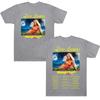 Zara Larsson Midnight Sun Global Tour Mercah T-Shirt Men Women Album Poster Graphic Print Cotton Tees Neck Loose Oversized Tops