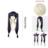 Genshin Impact Mona Wig Hairpiece Adult Cosplay Props Halloween Party Carnival