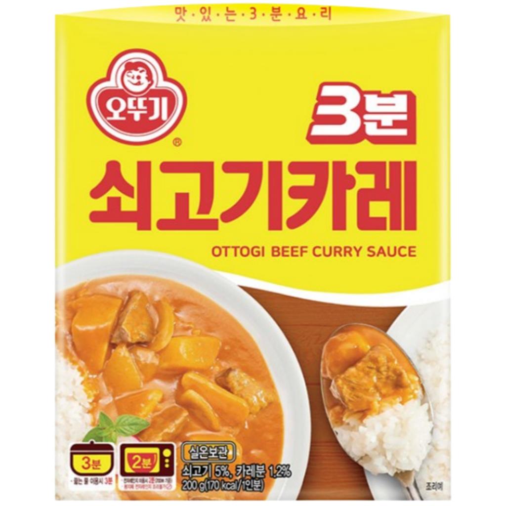 

Ottogi 3 мин. Быстрый и простой карри-соус 5 видов Beef Curry