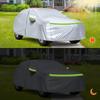Tusamika Car Cover for Honda Vezel RV3 RV4 RV5 RV6 Thick Oxford Fleece Protects Against UV and Yellow with Elastic Windproof Suitable for All Seasons