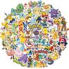 10/30/50/100pcs  Cute Cartoon Stickers Japanese Anime Decal DIY Luggage Phone Cases Kawaii Pikachu Graffiti Sticker  Pack