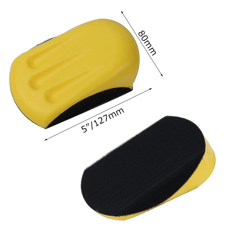 5-6" Handheld Suction Cup Polishing Pad: Self-Adhesive Flocked Sandpaper Disc and Grinding Pad