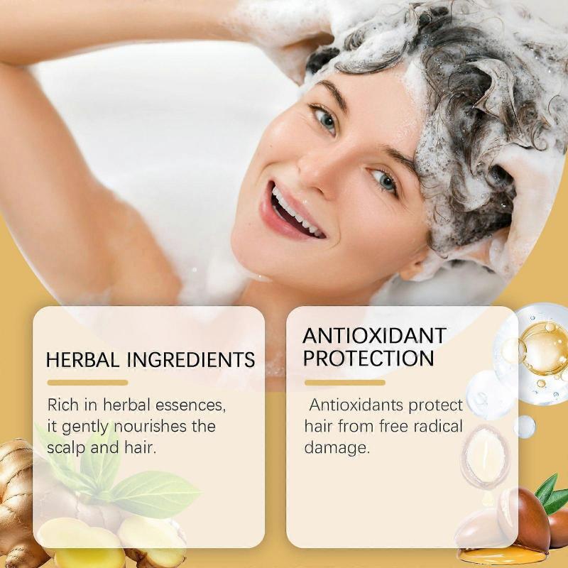 Ginger Shampoo Scalp Daily Cleansing Frizzy Hair Nourishing Soap Soap