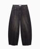 Nopeimeoseu Curved Balloon Washing Jeans (Black)