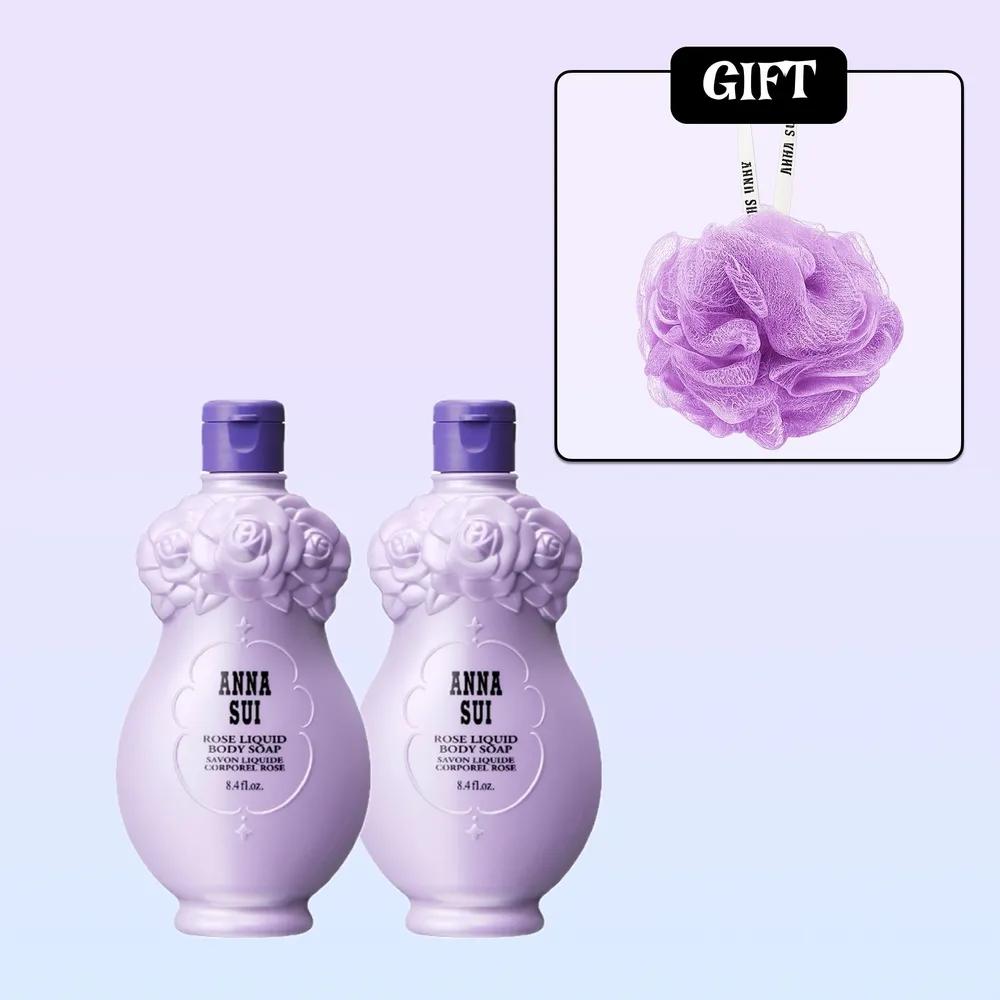 

Rose Body Wash 250ml*2 (+ Shower Ball)