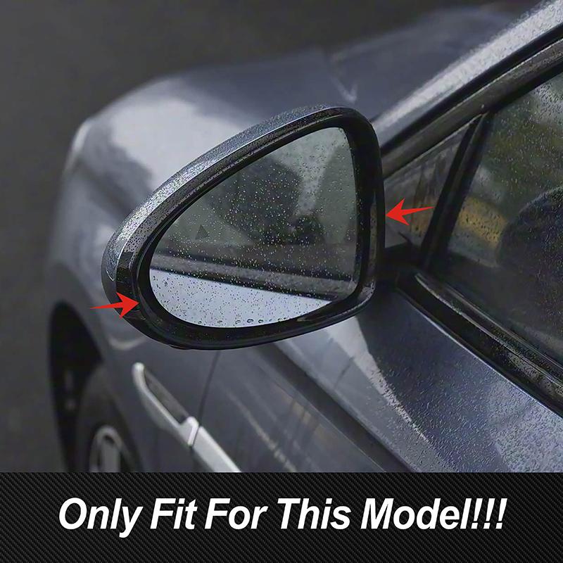 Car Styling Rearview Mirror Rain Guard Frame Decoration Cover Trim For BYD Seal EV -2024 Exterior Accessories