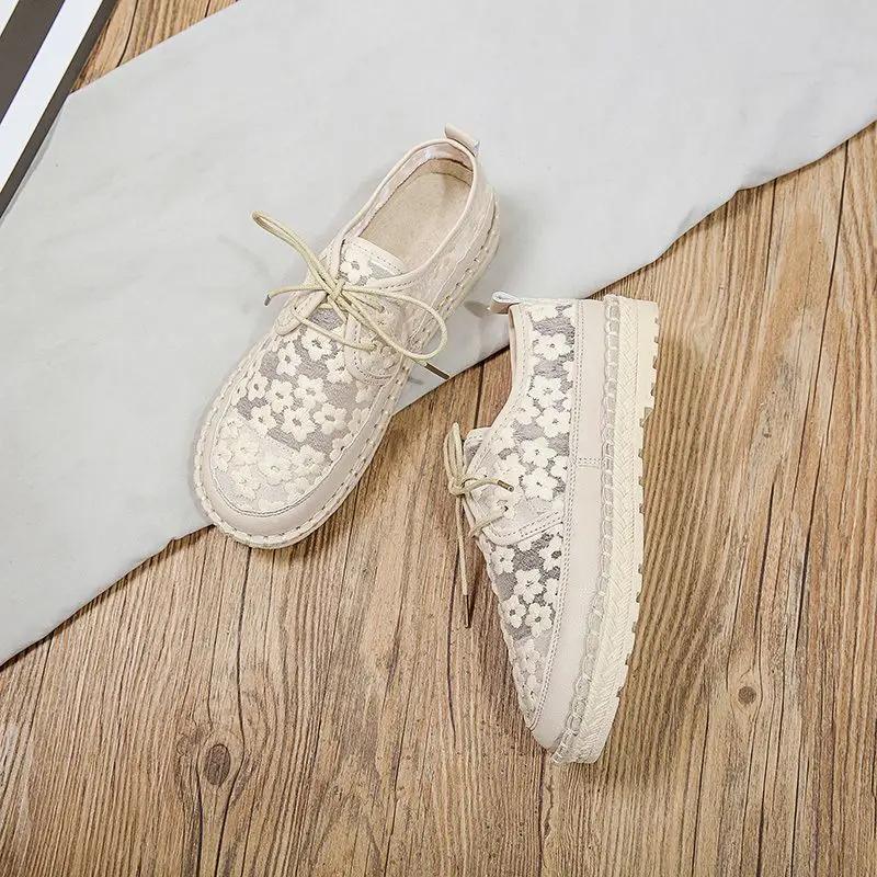 Módní estetické trendy 2025 Ploché duté dámské boty Nabízí lehký designérský luxus Novinka Y2k móda Chůze 39 Dámská obuv