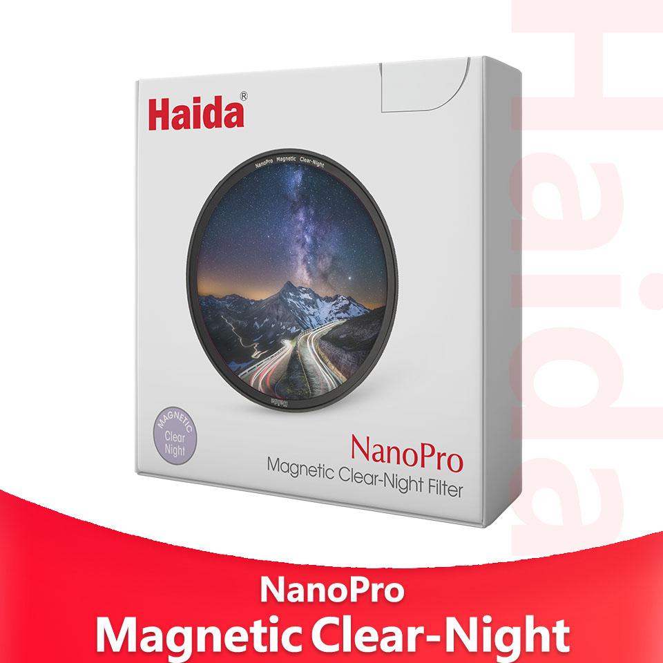 Haida NanoPro Magnetic Clear Night Filter for Starry Nightscape Camera Photography with 67/72/82mm Camera Filters 72mm