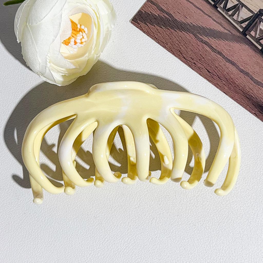 Soft silicone shark clip hairpin anti-collision protection rear head clip hair anti-drop durable clip grab clip