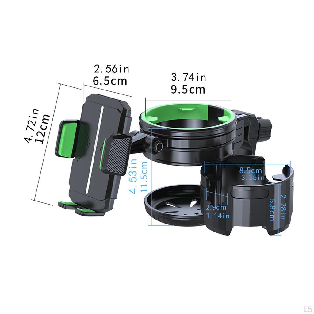Bottle Holder Storage Rack For Cup With Phone Degrees Rotation Drink