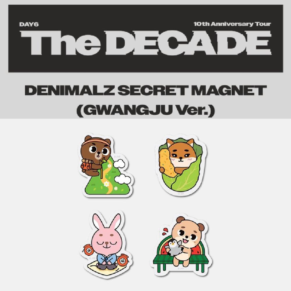 Предзаказ 2026 DAY6 10-й Юбилейный Тур The DECADE DENIMALZ Секретный Магнит GWANGJU версия Random 1ea