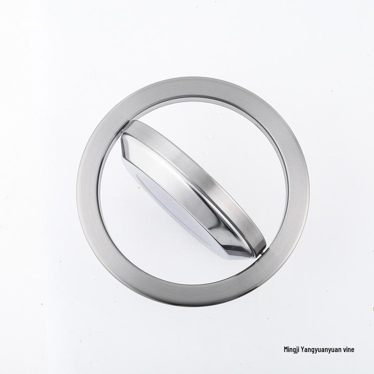 Runder versenkbarer Mülleimer mit Schwingdeckel für die Arbeitsplatte