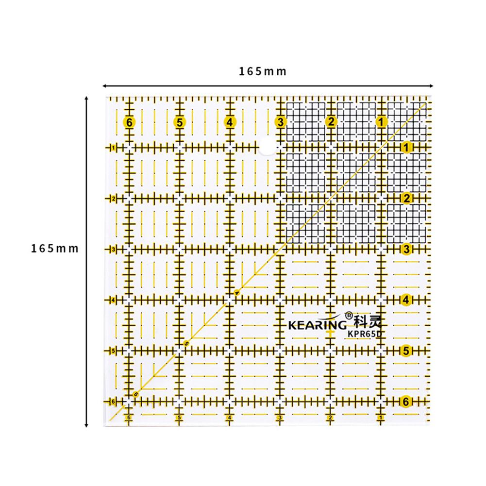 Acrylic Patchwork Ruler Double Color Feet Tailor Yardstick Cutting Quilting DIY Sewing Measuring Tools Drawing Ruler