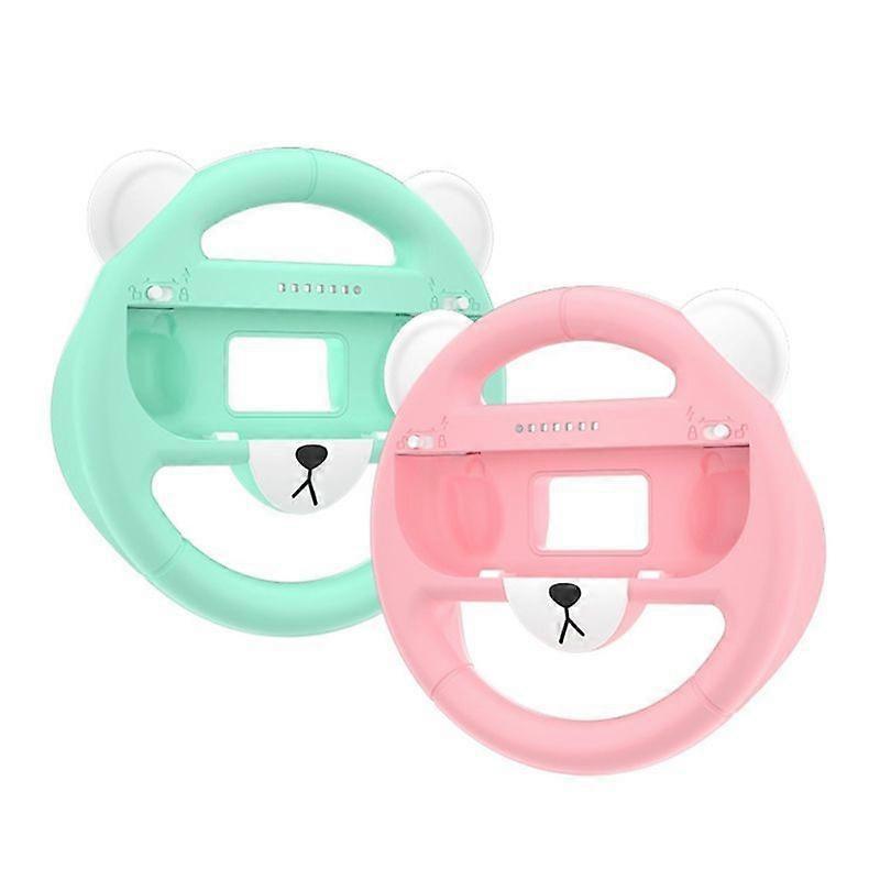 2pcs/set Steering Wheel Controller for Switch Racing Game Handheld Grip Kit