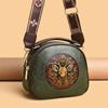 Exquisite Hand-Tooled PU Bag with Deer Design – Vintage-Inspired Crossbody and Top-Handle Bag for Women