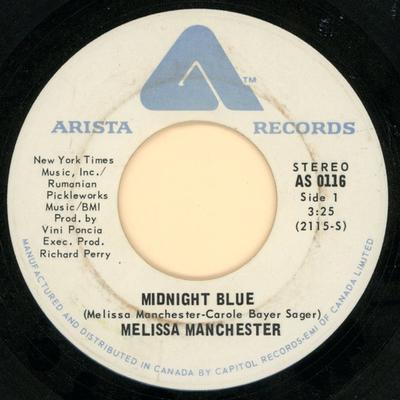 7inch Record MELISSA MANCHESTER - I Got Eyes AS0116 Arista 1975 Canada Rock Used