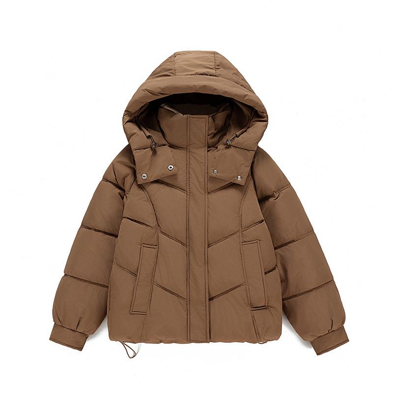 Authentic 2025 Girls' Thickened Hooded Winter Down Jacket