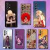 Comics M-Monogatari Series Phone Case For Samsung S25,S24,S23,S22,S21,S20,S10,Ultra,Plus,Lite,FE,Soft Silicone Black Cover