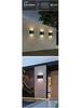 Kaiqi Minimalist LED Outdoor Up/Down Wall Light, Double Head Waterproof Exterior Lighting.