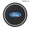 Horké 2025 Horké Pro Ford Nové Auto Držáky Podložek na Hrnek Vody Protiskluzová Gumová Podložka s Diamantovými Kamínky Pro Ford Focus 2 MK1 MK3 Mondeo MK4 F
