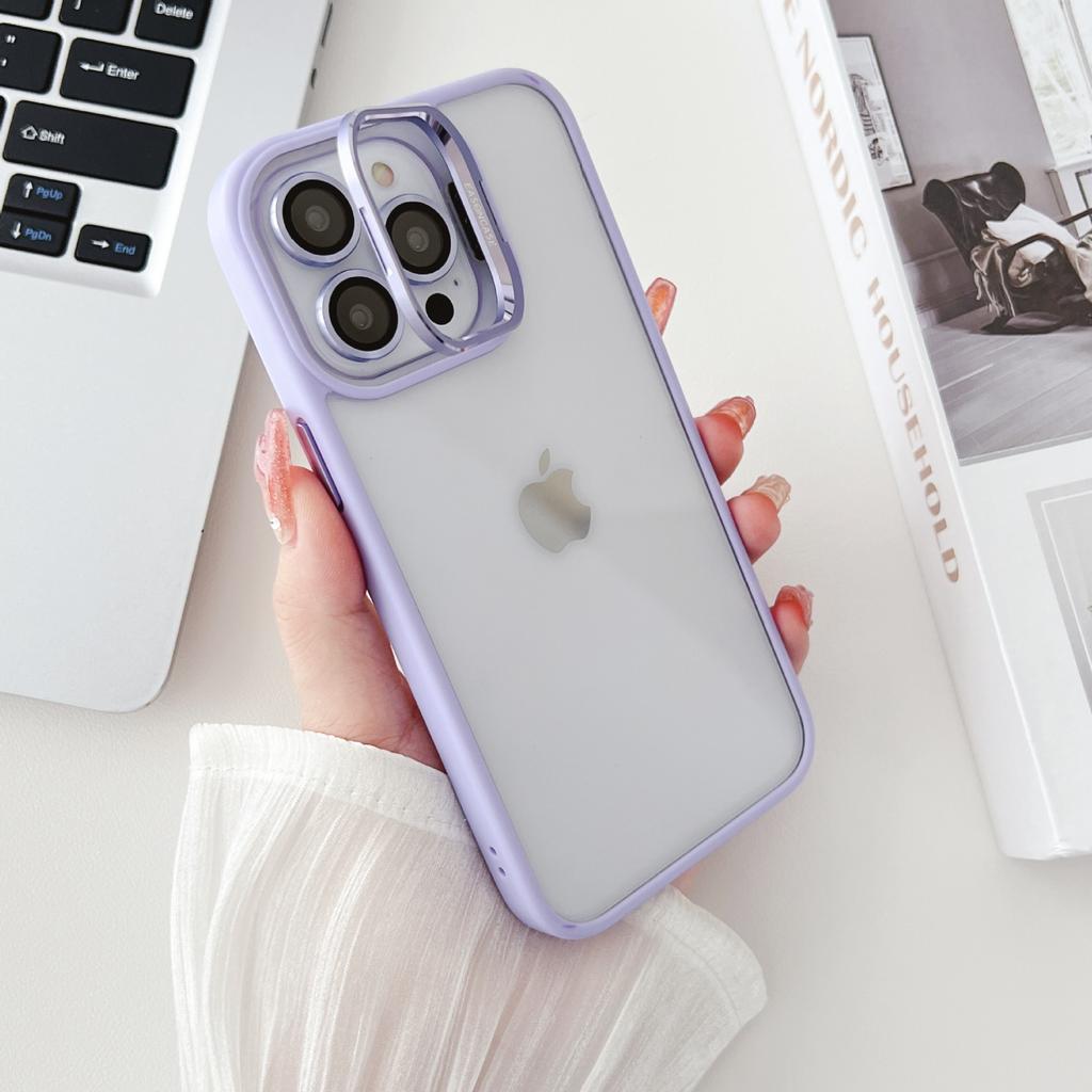 Metal Lens Bracket Suitable for IPhone 16 Pro Mobile Phone Case Apple 15 Titanium Gray with Lens Film Protective Case
