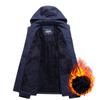 Nova jaqueta de veludo de secagem rápida para outono e inverno, jaqueta masculina casual para áreas externas, com capuz e corta-vento