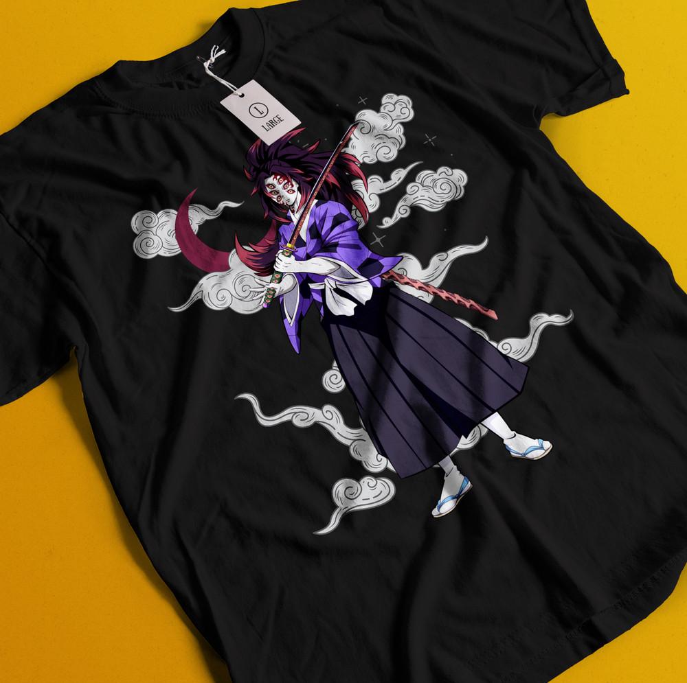 

Demon Slayer Shirt Kokushibo Upper Moon 1 Tshirt Zenitsu T-Shirt Muzan Tanjiro L