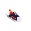 Adidas Originals SUPERSTAR 360 Abrasion Resistant Low top Toddler Shoes Blue Orange Infant And Toddler Q46323