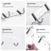 Stainless Steel Self-Adhesive Multi-Hook Rack