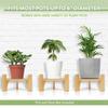 Bamboo Stand - Juice Dispenser Stand with Sturdy Legs,Non-Slip Bushes & Flat Base Detachable Water Dispenser,Mason Jar,Glass