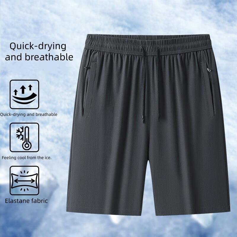 Summer Men's Shorts Cool Sportswear Running Sport Shorts Casual Bottoms Gym Fitness Training Jogging Short Pants