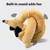 Oversized Squeaky Fabric Animal Companion For Medium Canines Indoor Entertainment And Skill Development