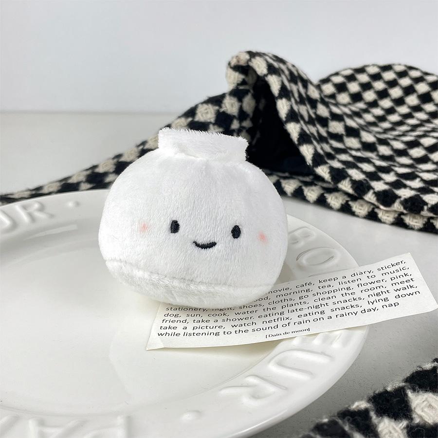 

Xiao Long Charming Bao Plush Keyring Cute And Adorable Stuffed Food Doll For Decoration Bag
