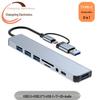 Dual-Port 8-in-1 USB-C Hub Expander