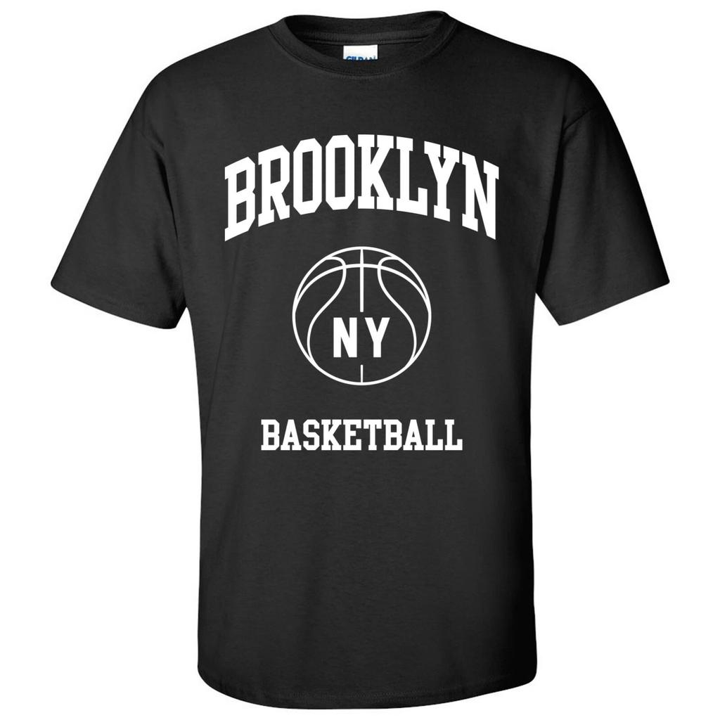 Brooklyn Classic Basketball Bogen Basic Baumwoll-T-Shirt