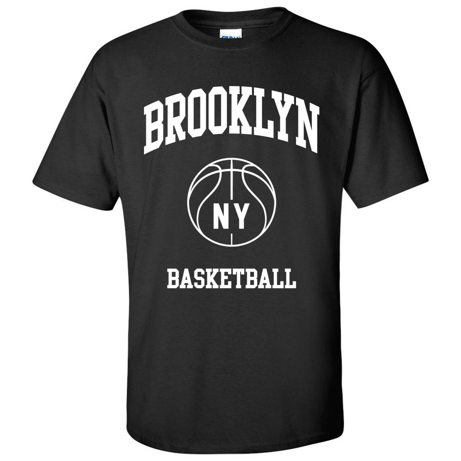 Brooklyn Classic Basketball Arch Basic Cotton T-Shirt L