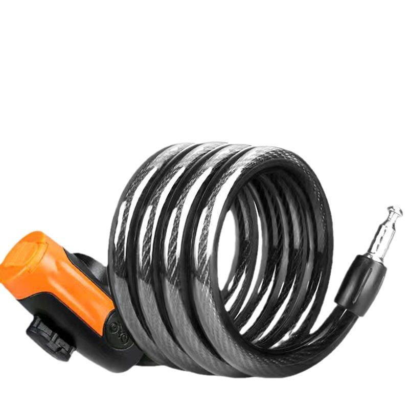 Anti-Theft Portable Cable Lock for Bicycles & E-Bikes