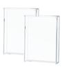 HHO-Display Cases 2 Pcs Acrylic Shadow Box, DIY Frame Clear Container(5 X 7") For Wedding Memory Dried Flowers