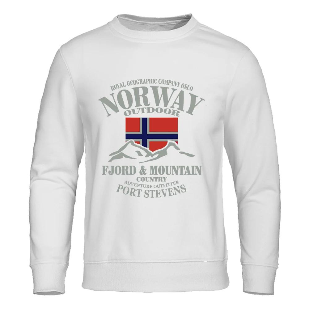 Norway Fjord Mountain Prints Hoodies Forautumn Street S-Xxl Hoodie Loose Fashion Hoody Cartoons Casual Clothing Women