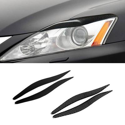 For Lexus IS250 IS300 2006 2007 2008 2009 2010 2011 2012 Car Styling Exterior Front Headlight Eyebrow Trim Eyelid Sticker Cover